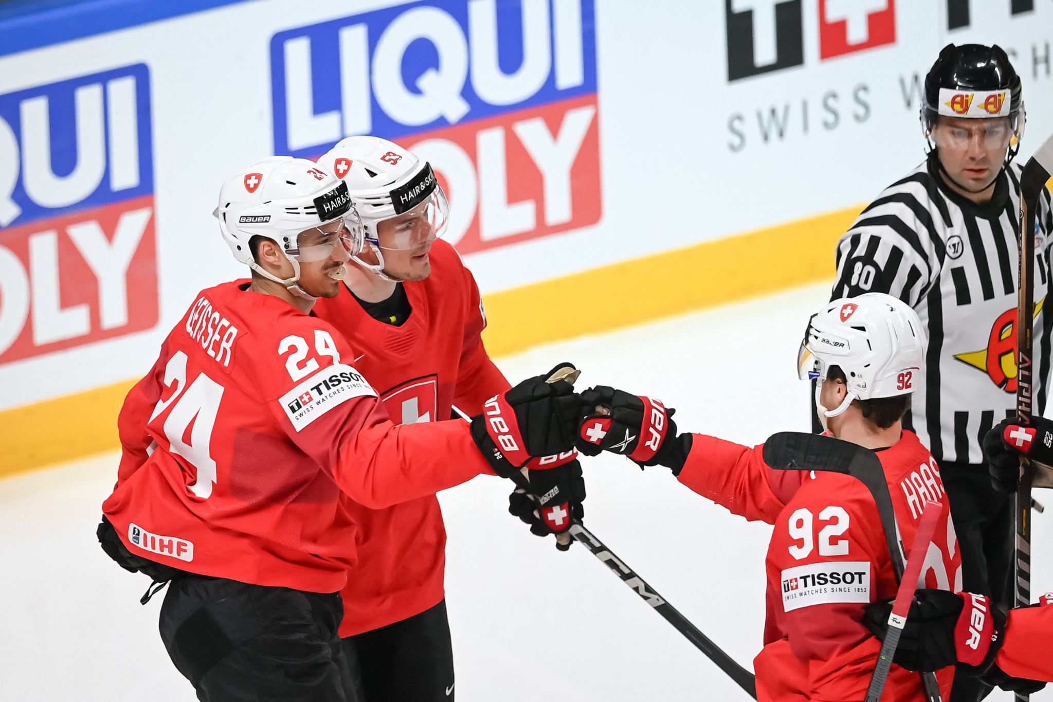 Switzerland and Denmark continue winning streaks at IIHF World Championship