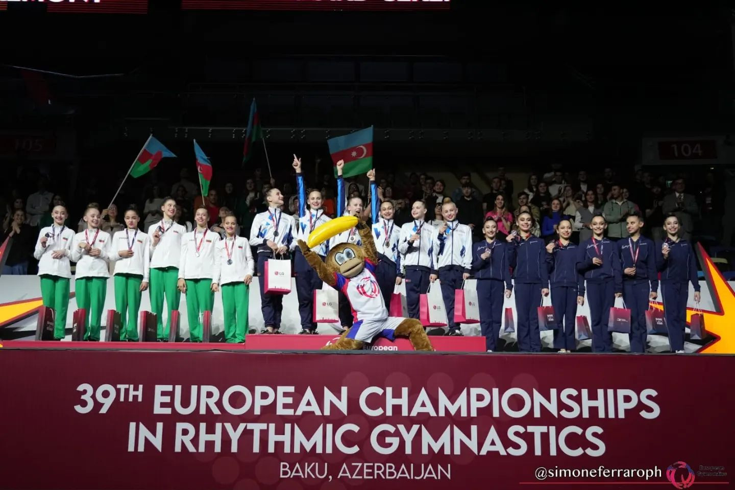 Israel won the junior groups all-around gold medal at the 2023 European Rhythmic Gymnastics Championships ©European Gymnastics/Facebook