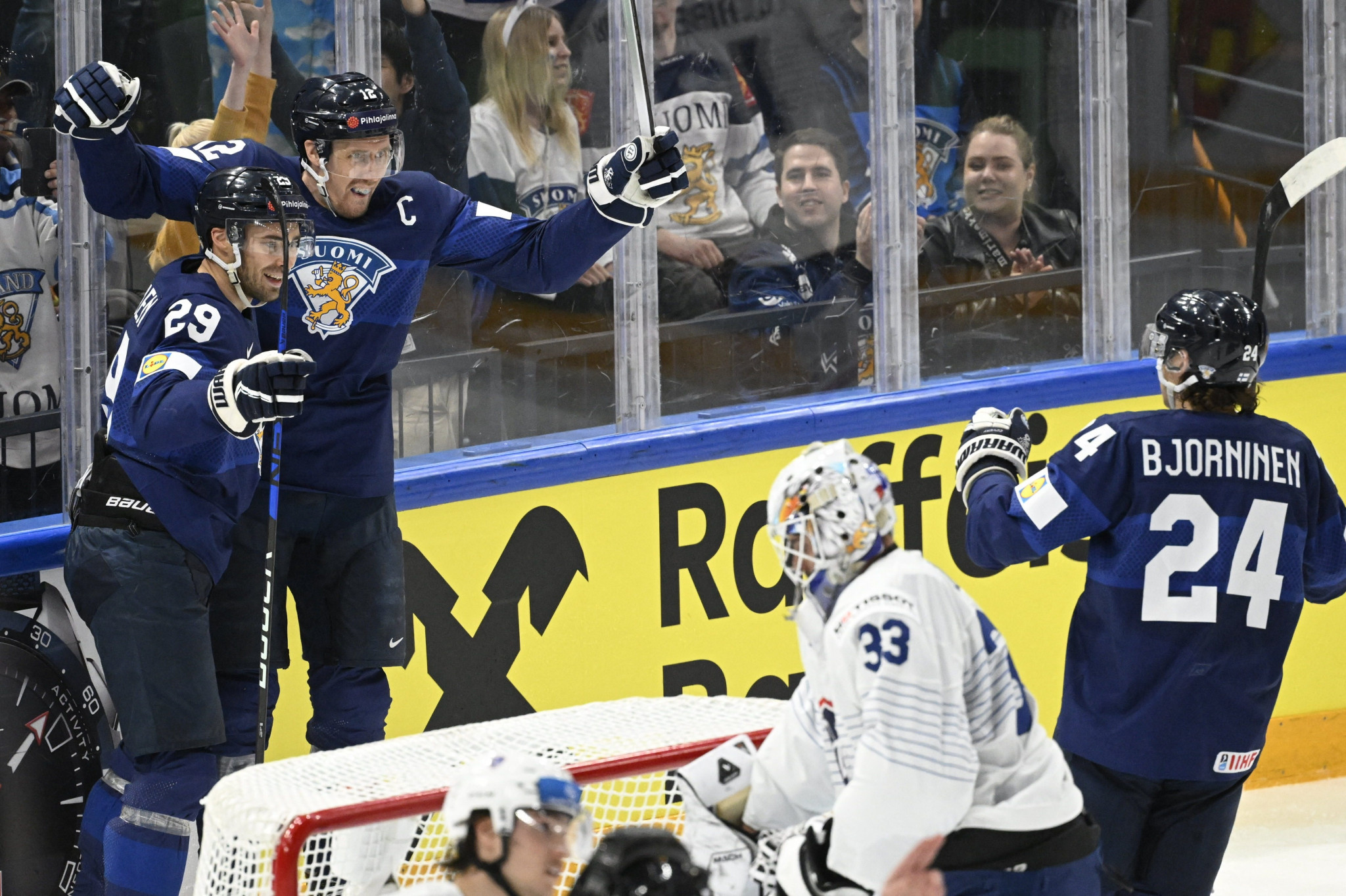 Finland overcame France in an eight-goal thriller in Tampere ©Getty Images