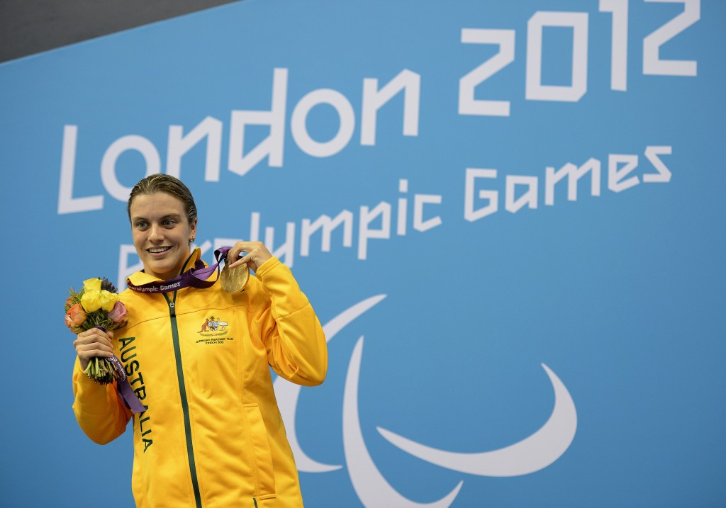 Australia's Jacqueline Freney won eight gold medals at London 2012, more than anyone else in either the Olympics or Paralympics, but will miss Rio 2016 ©Getty Images