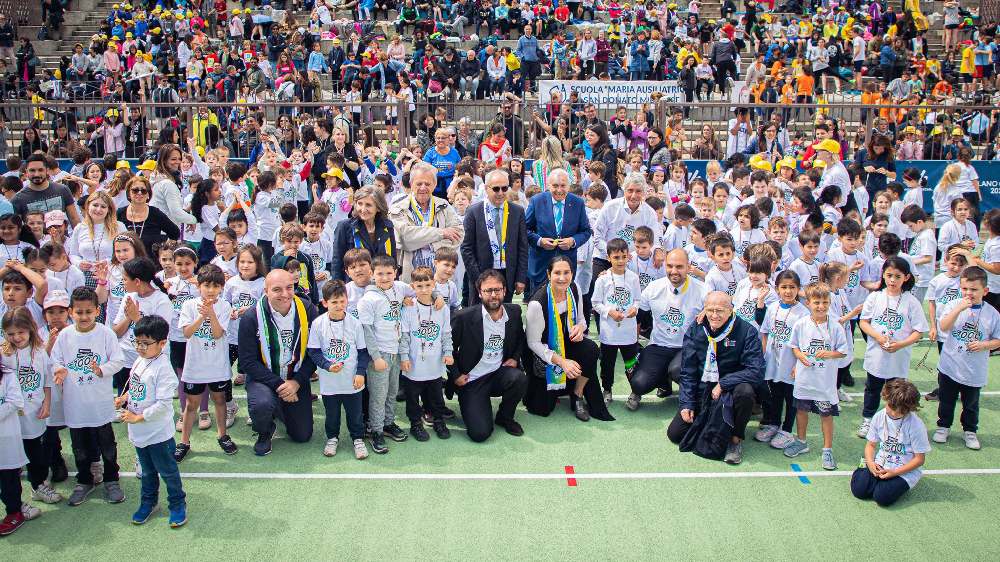 Youngsters take centre stage in marking 1,000-day Milan Cortina 2026 milestone