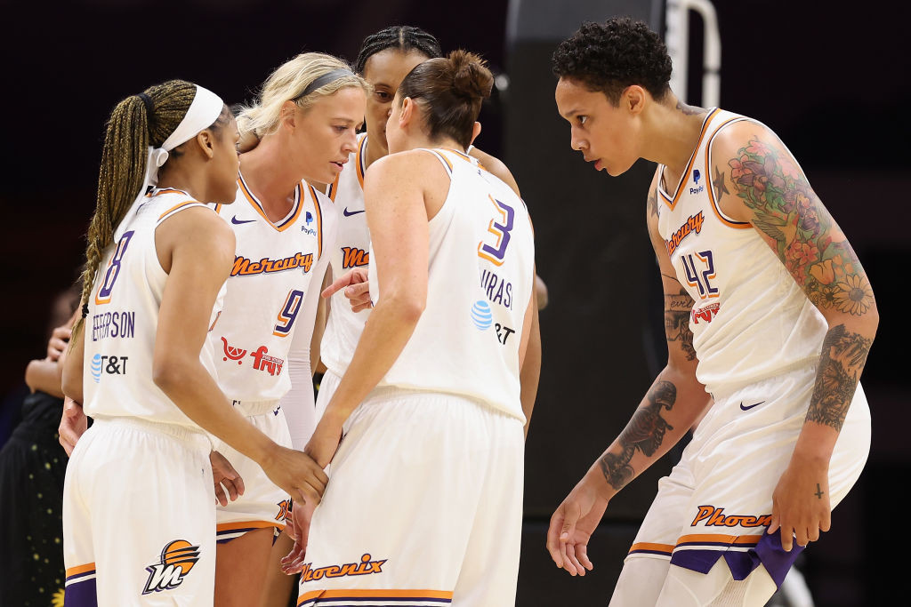 Phoenix Mercury coach Vanessa Nygaard believes her team will benefit from the positive energy and goodwill around Griner's return to WNBA action after her Russian jail ordeal ©Getty Images