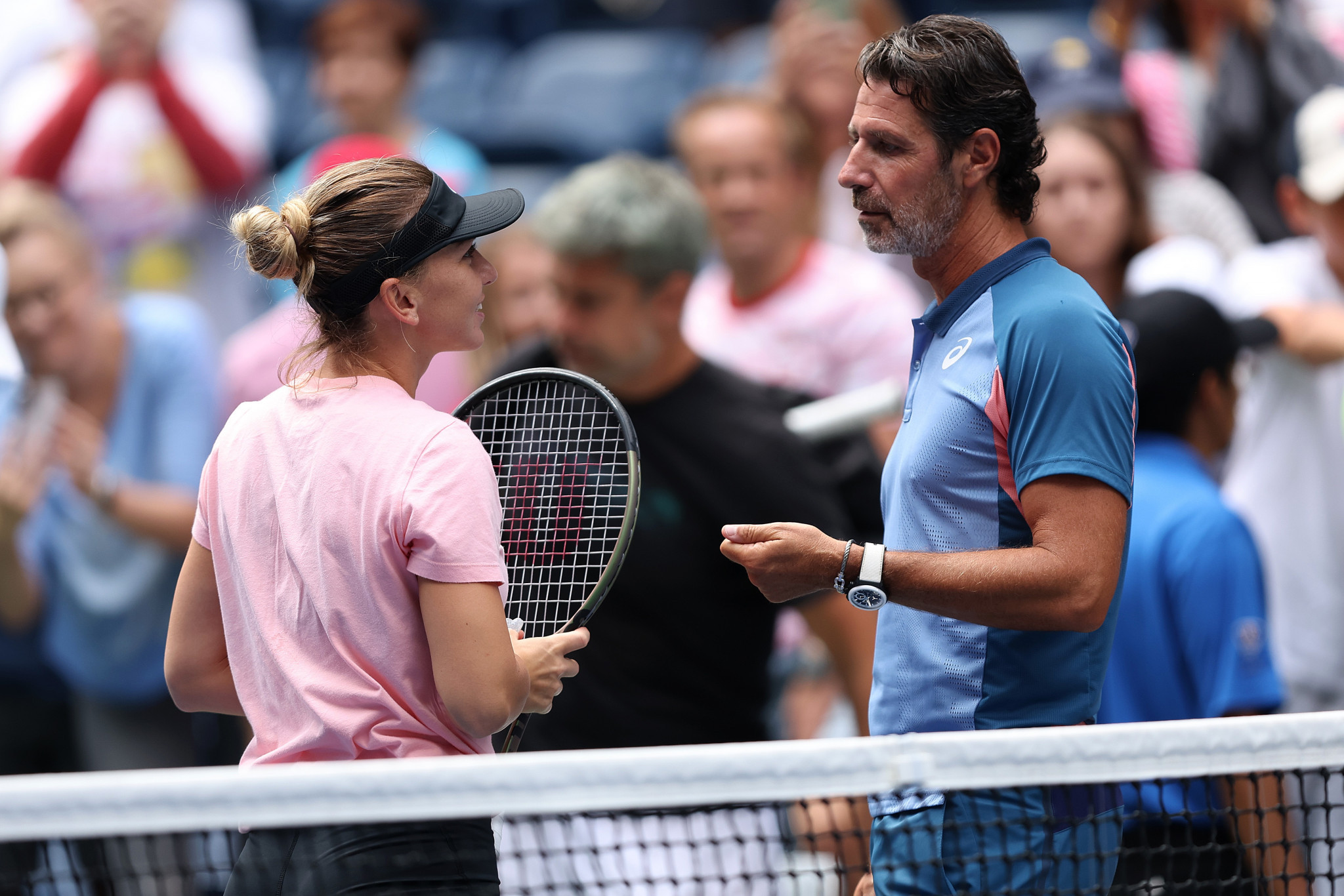 Patrick Mouratoglou, who coached Simona Halep at the 2022 US Open where she tested positive, has defended the Romanian tennis star ©Getty Images