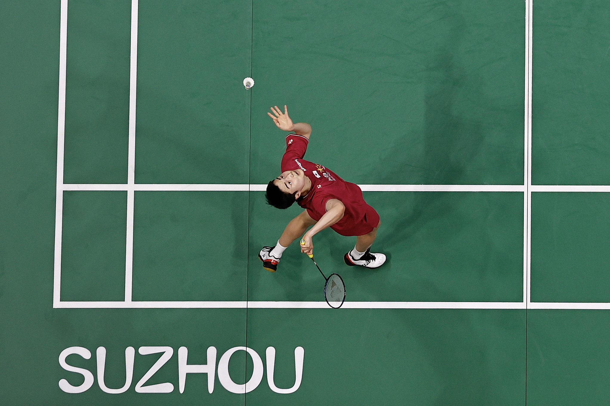 Lee Zii Jia triumphed in his men's singles tie as South Korea overcame Malaysia in the semi-finals in Suzhou ©Getty Images
