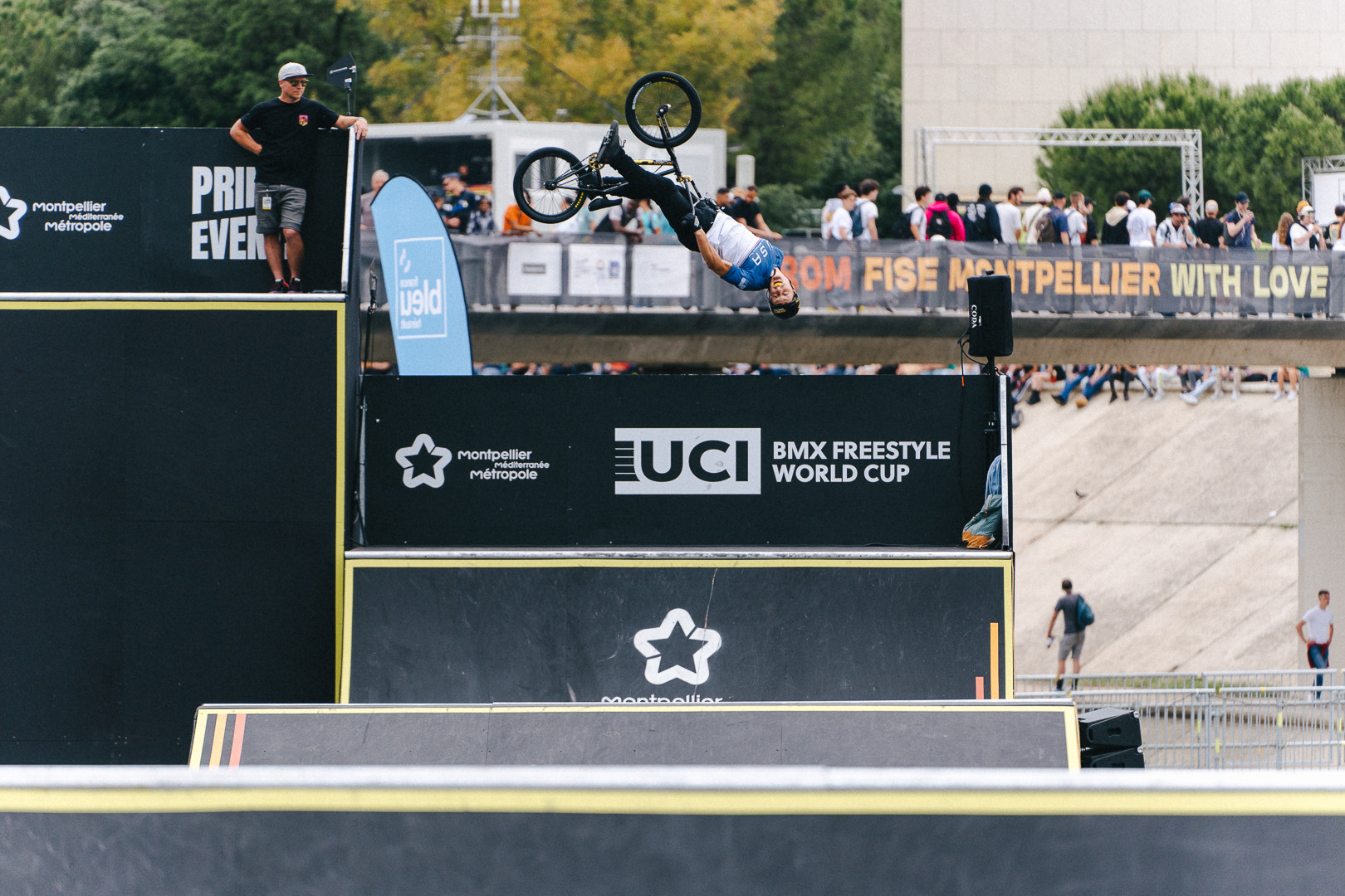 The United States' national champion Christopher Marcus made up the podium with a bronze medal-winning 90.00 points ©Hurricane-FISE