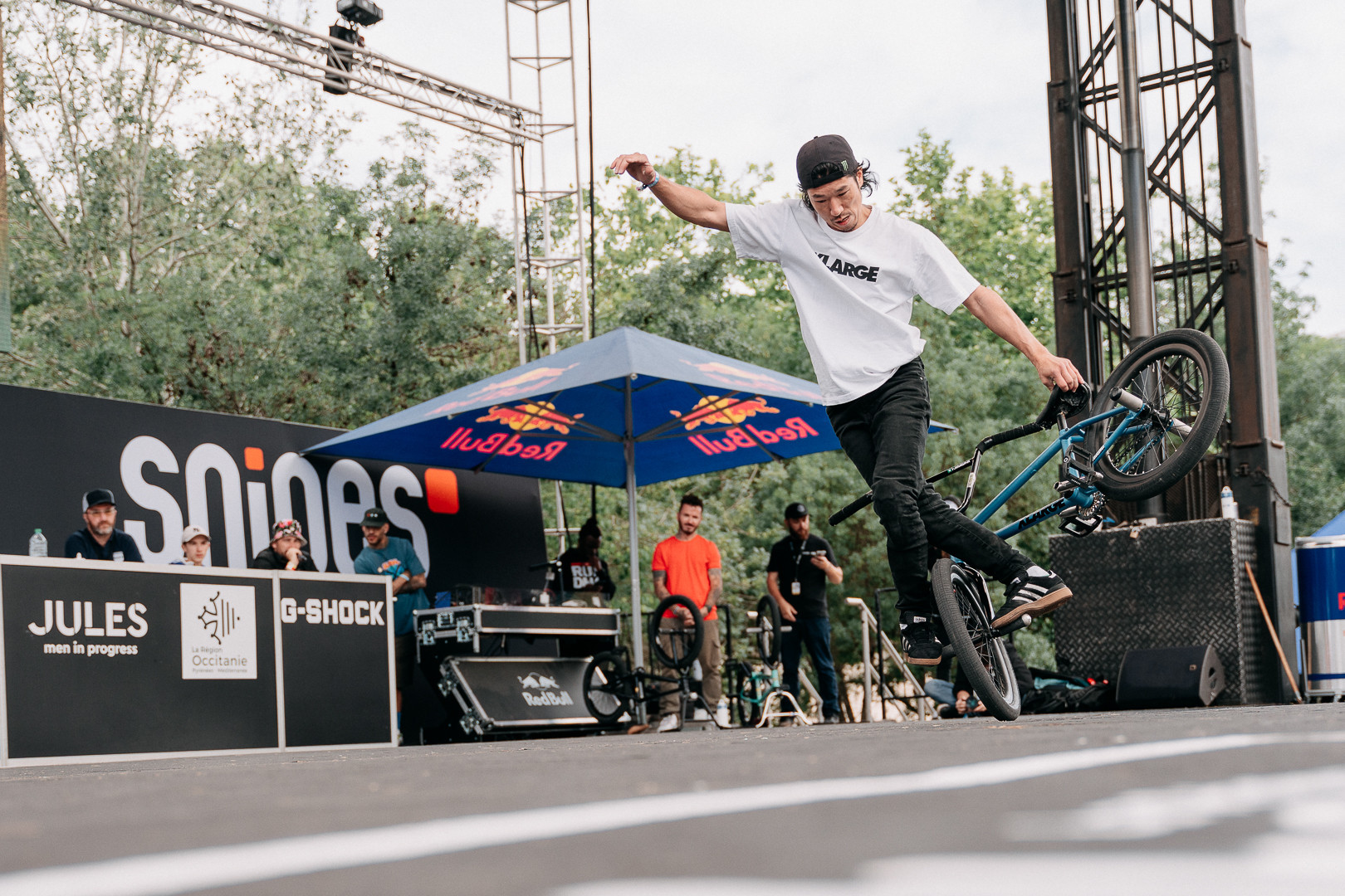 Competition also took place in BMX flatland which is described as a form of artistic cycling with a blend of breakdancing ©Hurricane-FISE