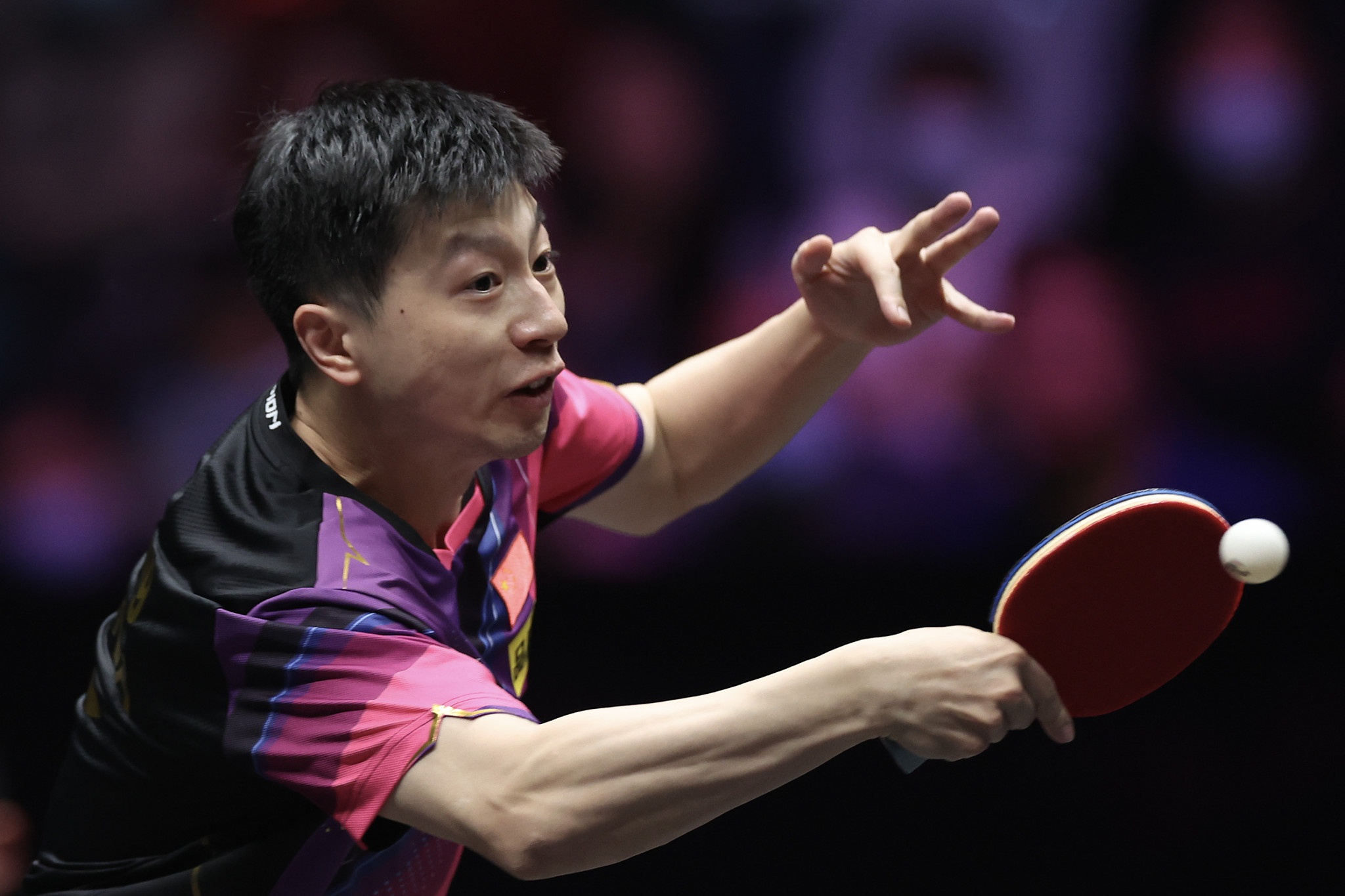 China's Ma Long eased into the men's singles second round at the World Table Tennis Championships Finals ©Getty Images