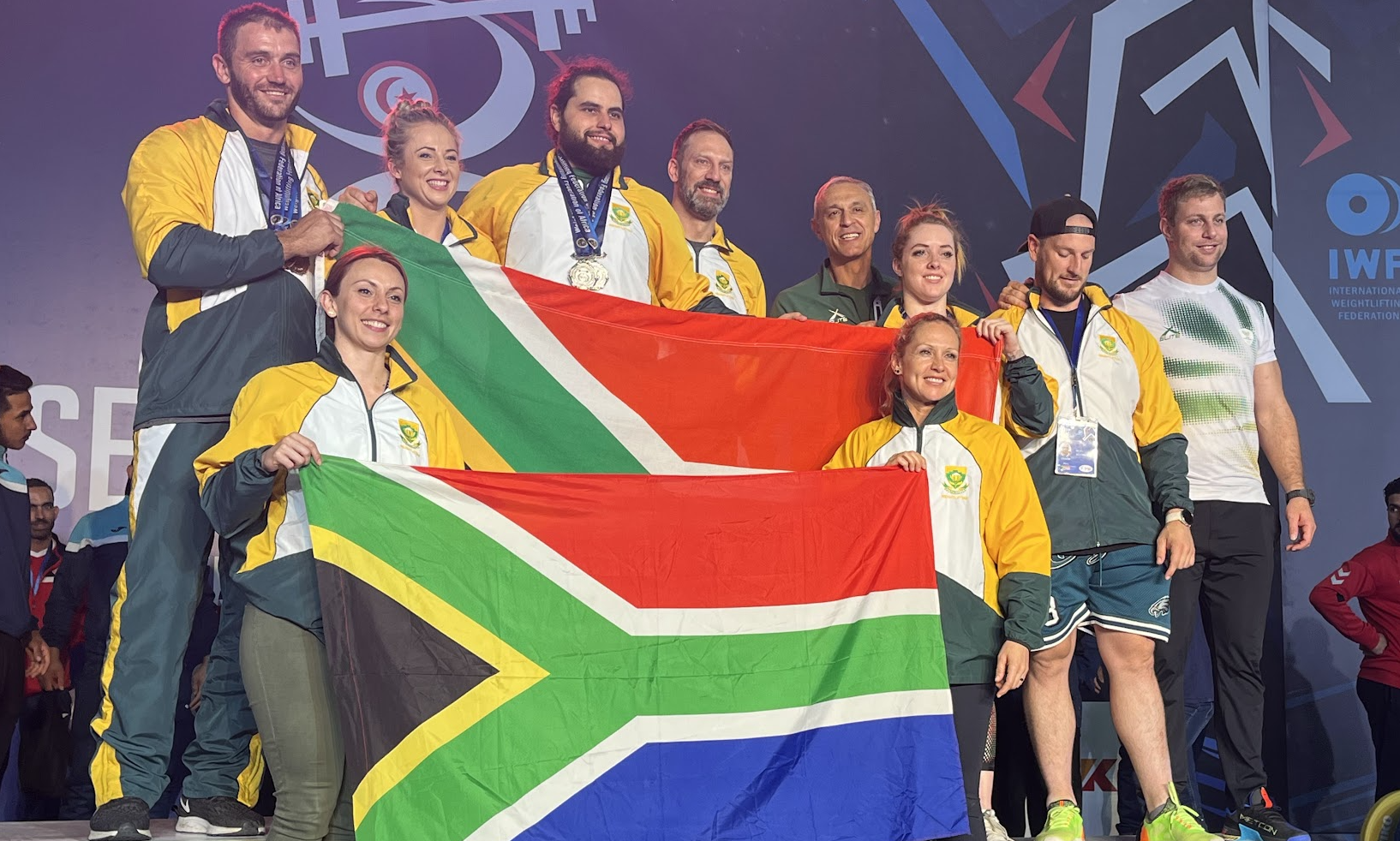 South Africa's team that travelled to Tunisia for the African Championships was self-funded, with some athletes having taken out a loan to fund the trip ©ITG