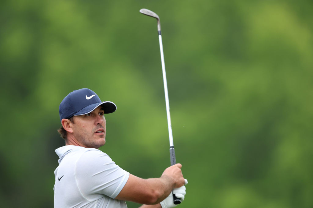 Home player Brooks Koepka swept into the lead at the PGA Championship in New York with one round to go ©Getty Images