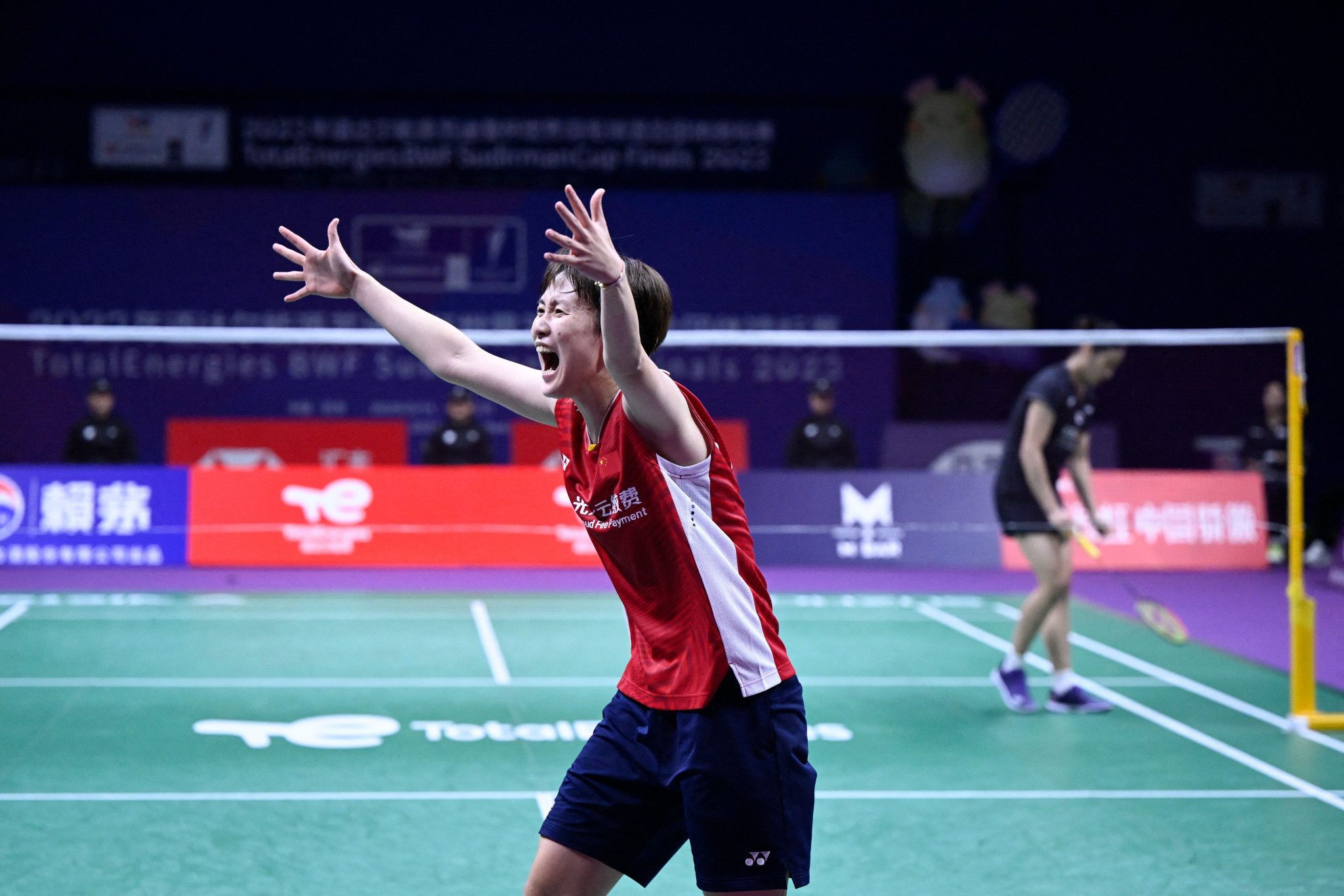 Olympic champion Chen Yufei provided the clinching victory for China in the Sudirman Cup final against South Korea's An Se-young ©Getty Images