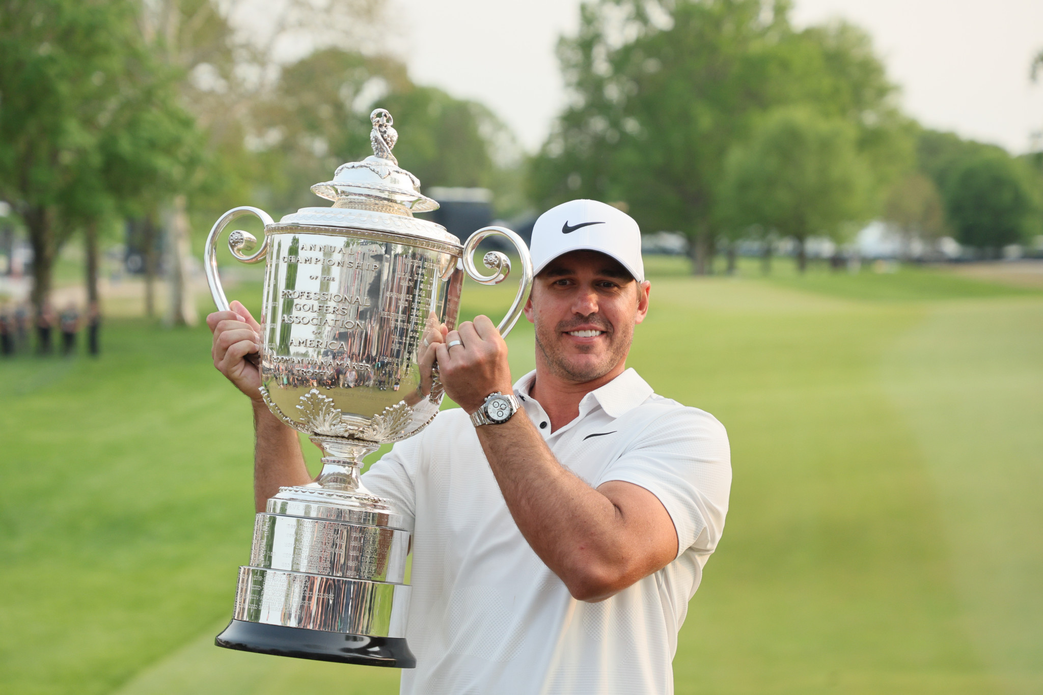 Koepka joins greats with PGA Championship win for fifth major trophy