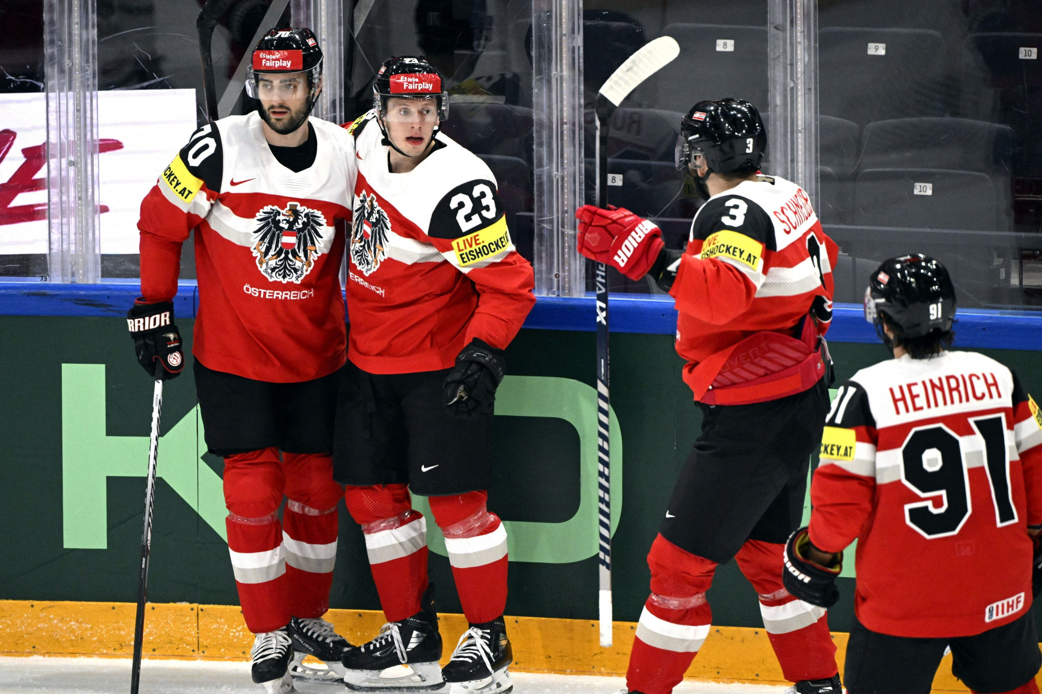 Austria avoid relegation at IIHF World Championship as shootout win sends Hungary down