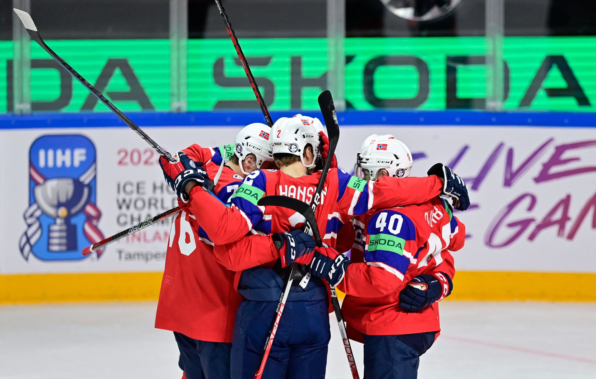 Norway claimed a famous victory over Canada in Riga, their first at the Ice Hockey World Championship for 23 years ©Getty Images