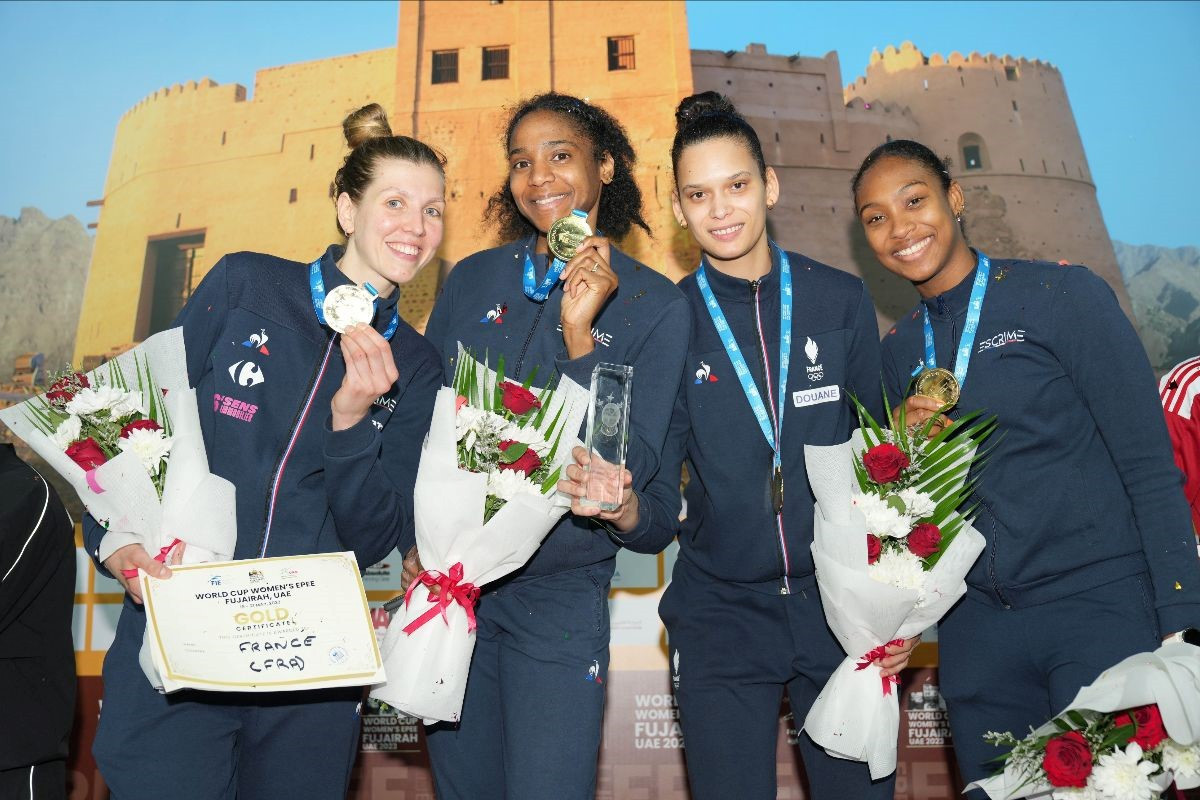 France beat South Korea to win the team title ©FIE