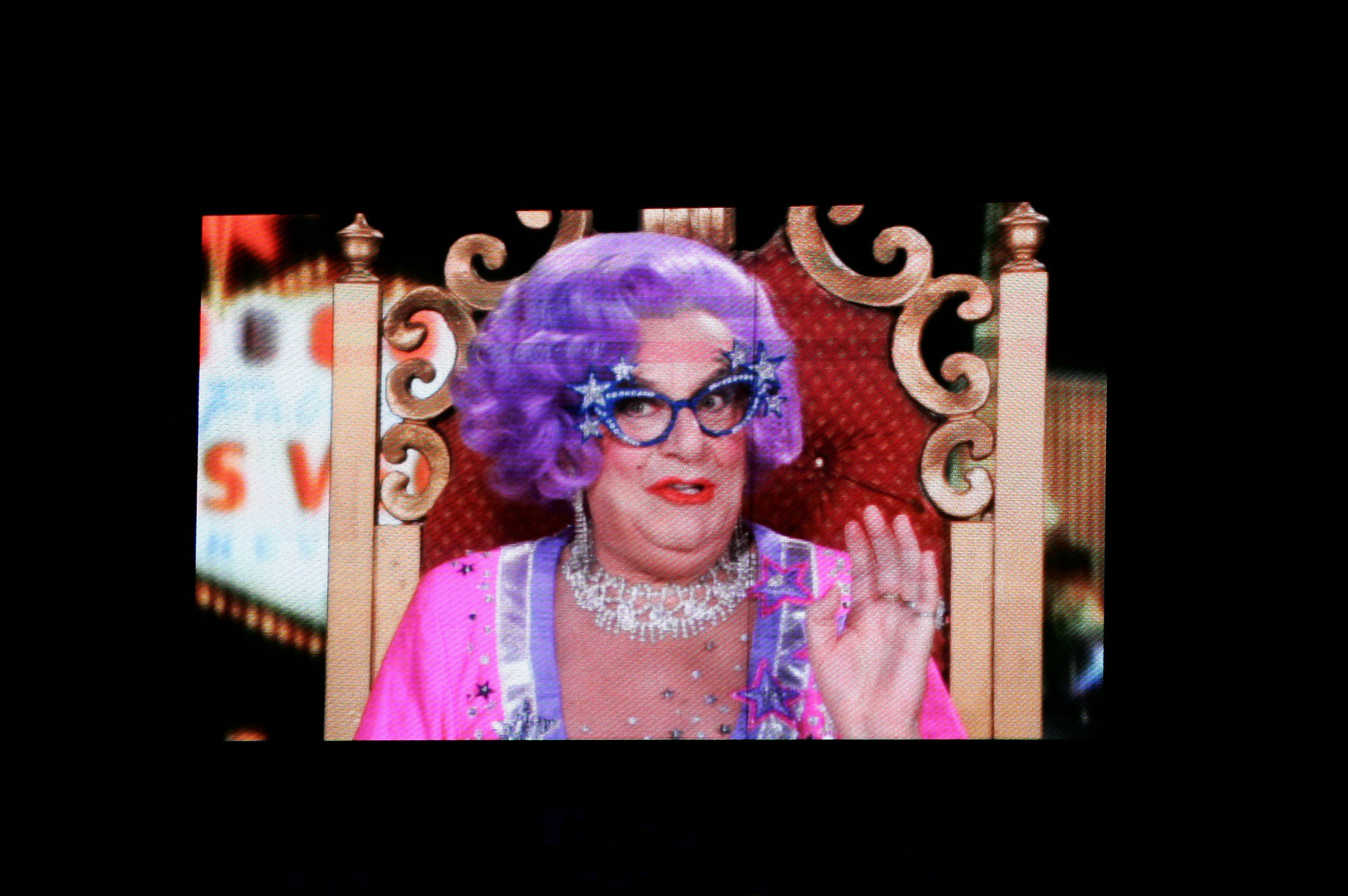 Dame Edna Everage was part of the Closing Ceremony at the Melbourne 2006 Commonwealth Games ©Getty Images