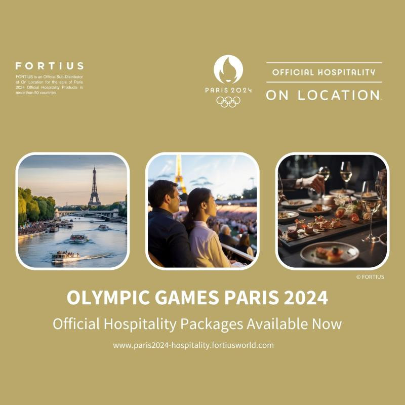 Swiss company Fortius has launched its portal for reserving hospitality at Paris 2024 ©Fortius