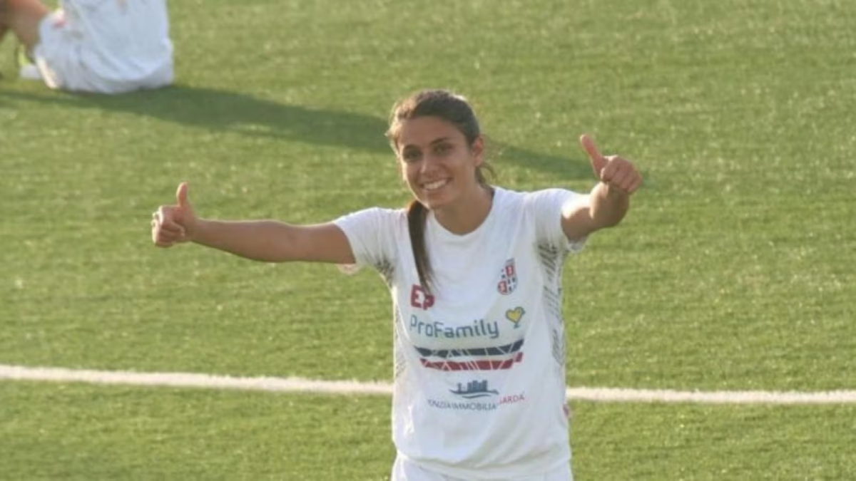 Former Palestine women’s football captain Natali Shaheen was awarded The Sport and Human Rights award for highlighting the problems her fellow players in the country face ©Calcio a 5 
