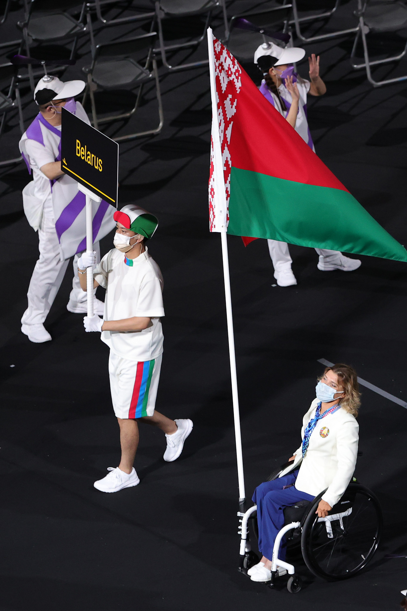 The suspension of the Belarus NPC has been set aside but its athletes remain banned ©Getty Images