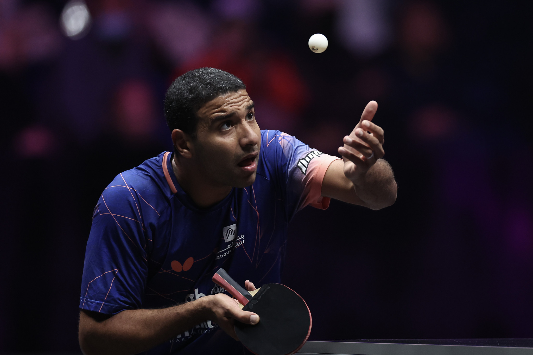  Omar Assar of Egypt became the second man from Africa to reach the quart-finals of the World Table Tennis Championships ©Getty Images