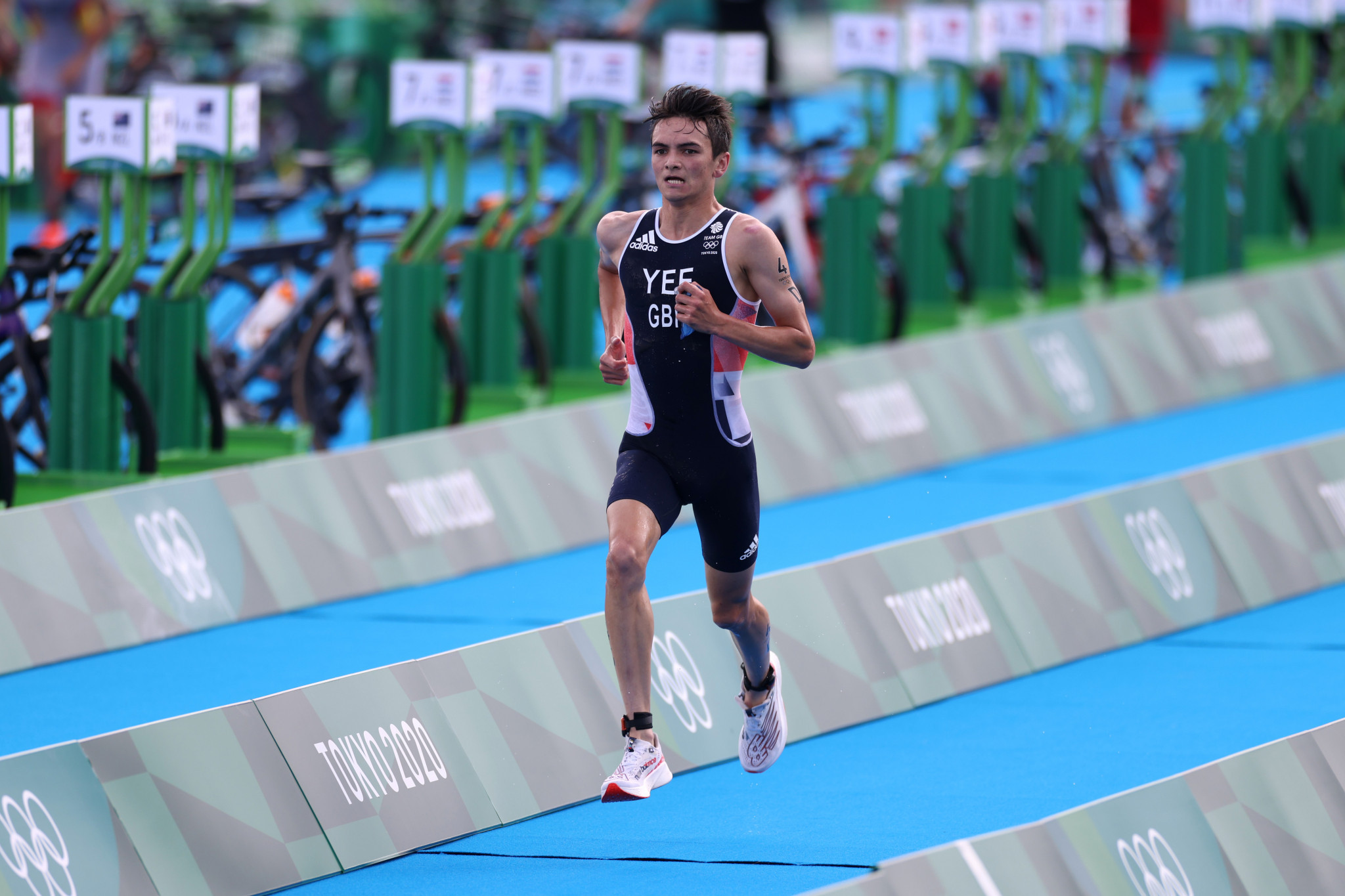Britain's Alex Yee won his second race of the World Triathlon Championship Series season when he triumphed in Cagliari ©Getty Images