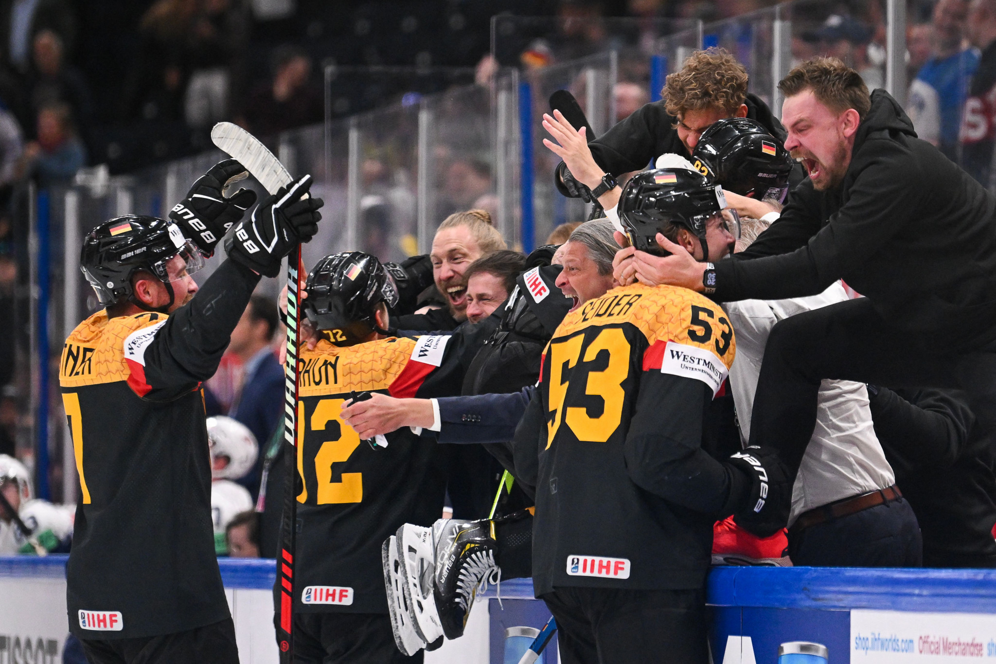 Germany is set to play its first ever gold medal match in the IIHF World Championship ©Getty Images