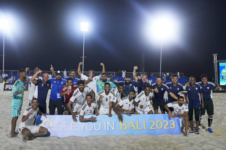 The United Arab Emirates beat Iran 4-2 in Jeddah ©BSWW
