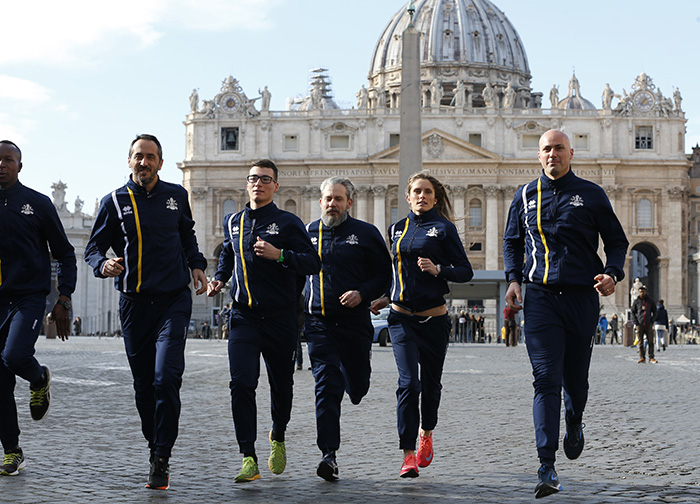 A team representing the Vatican was invited to compete in the Games of the Small States of Europe in 2019 ©Vatican