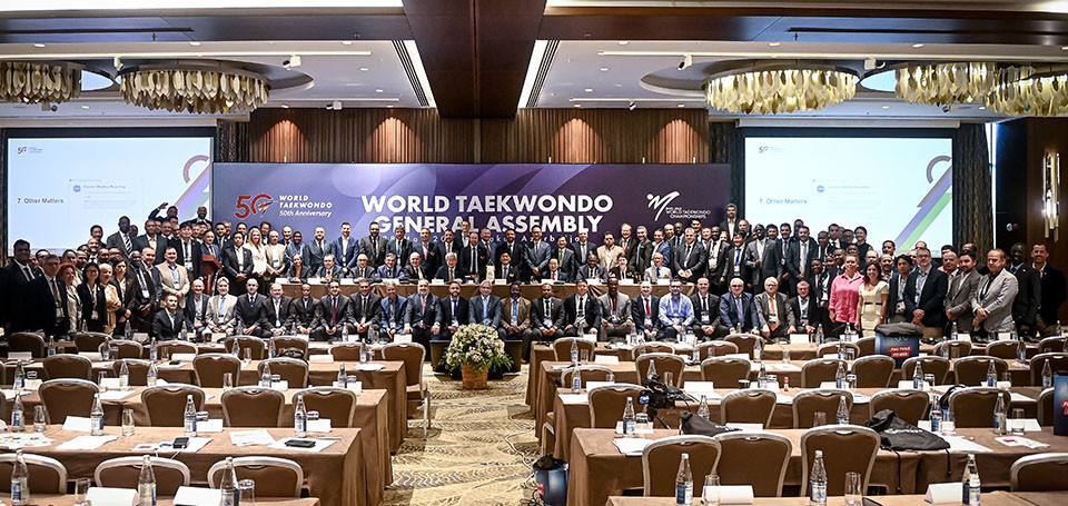 Bach congratulates World Taekwondo on 50th anniversary at General Assembly