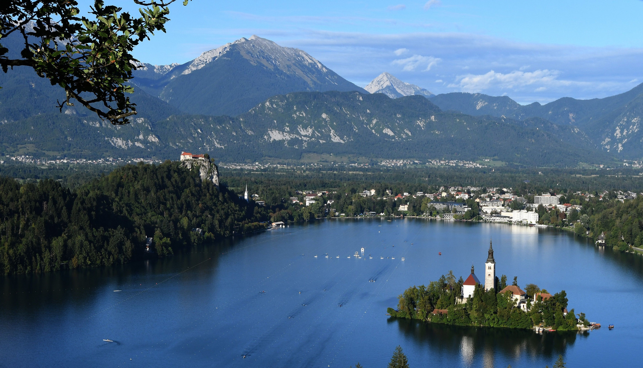 Lake Bled set the scene as Britain topped the European Rowing Championships medals table ©World Rowing