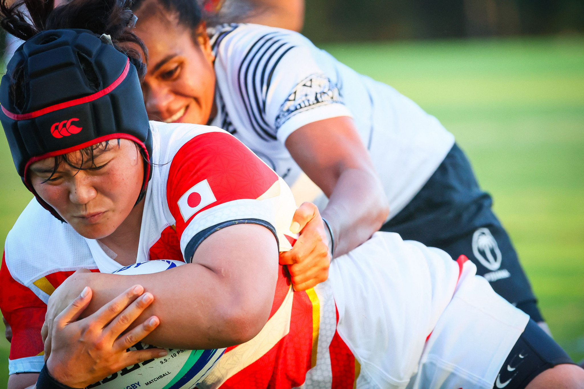 Ayano Nagai scored two tries for Japan in their 72-0 thrashing of Kazakhstan in the Asia Rugby Women's Championship ©Getty Images