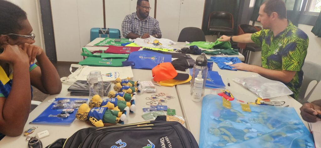 Ausmart created a range of prototype products before it was announced as official merchandise provider ©Solomon Islands 2023