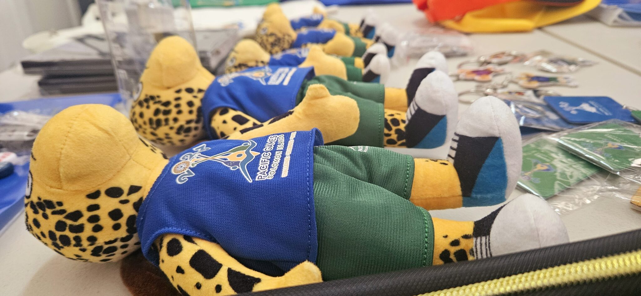 Plush toys of the 2023 Pacific Games mascot Solo will be part of the merchandise to be produced by Ausmart ©Solomon Islands 2023