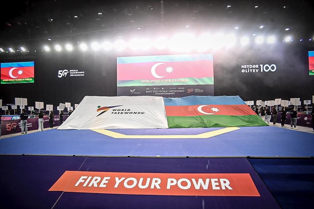 Celebrations for Azerbaijan and World Taekwondo at Baku 2023 Opening Ceremony