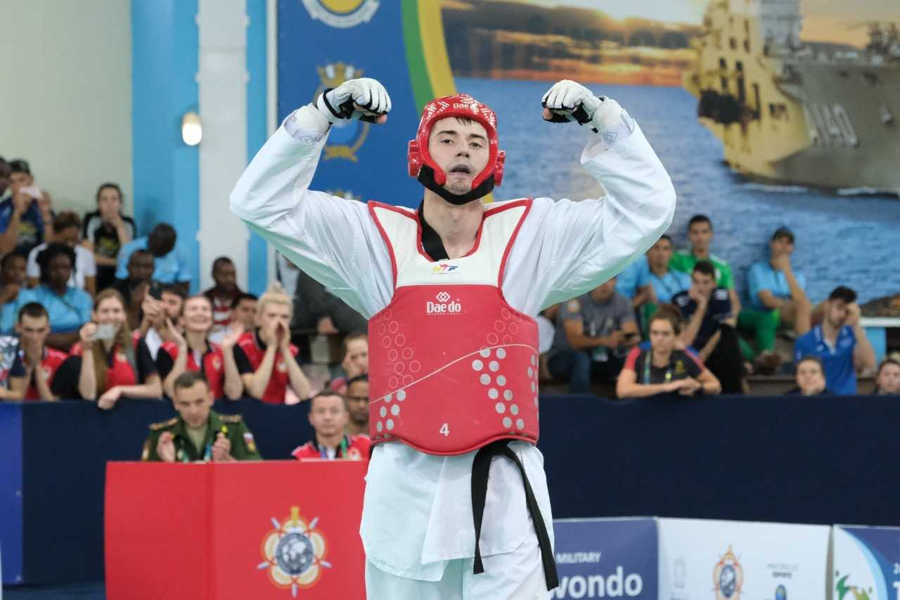 Rafael Kamalov is a Military Games gold medallist with Russia, but World Taekwondo insisted athletes cleared to compete as neutrals in Baku who have had military ties 