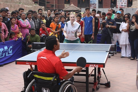 Kathmandu stages ITTF World Table Tennis Day event as new development project in Nepal is launched