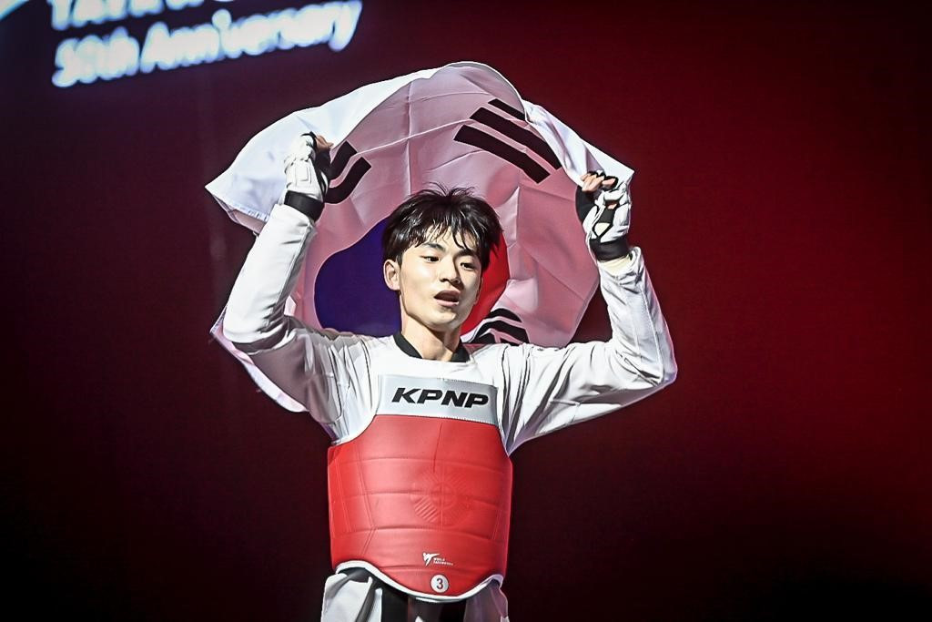 Bae Jun-seo's gold made South Korea the fourth country to triumph at this year's World Championships ©World Taekwondo