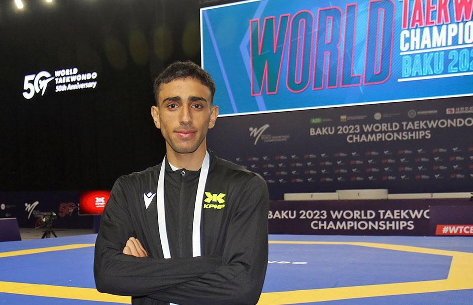 Azraq Camp's first World Championships graduate hails World Taekwondo support
