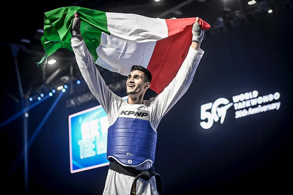 Italy's Simone Alessio won the men's under-80kg gold despite only winning six points across his semi-final and final ©World Taekwondo