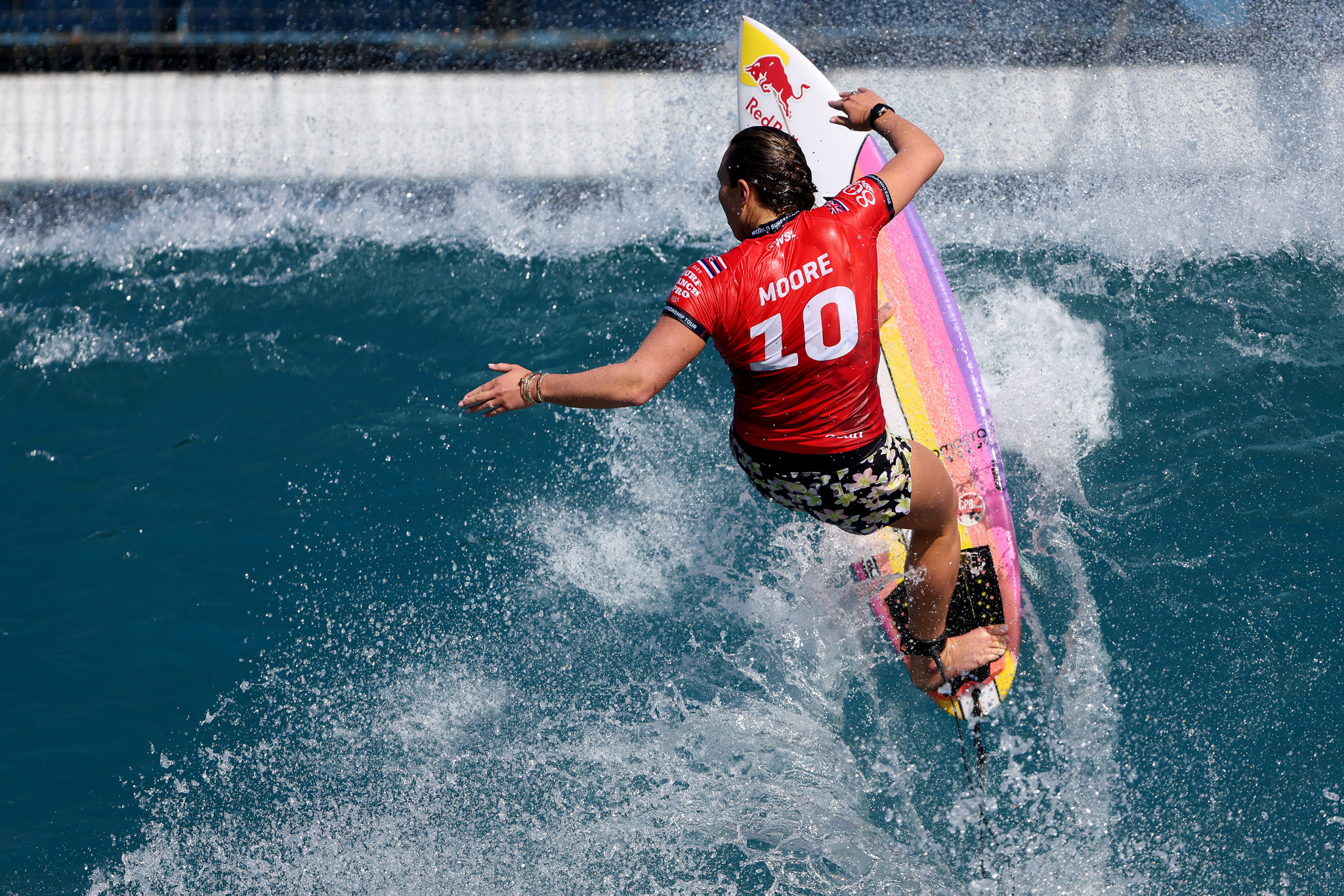 Olympic champion Carissa Moore has started well at the World Surfing Games ©Getty Images