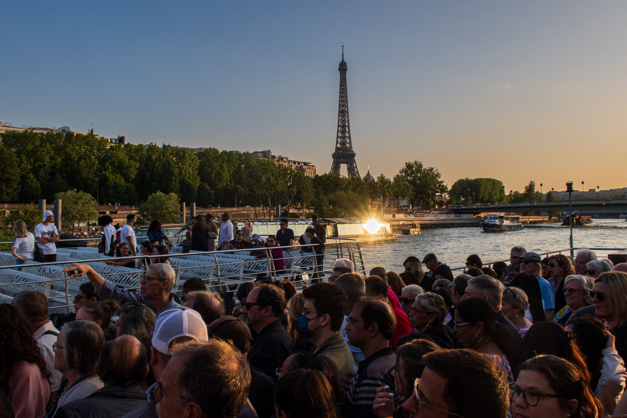 The decision to host the Olympic Opening Ceremony on the River Seine creates a security challenge ©Getty Images