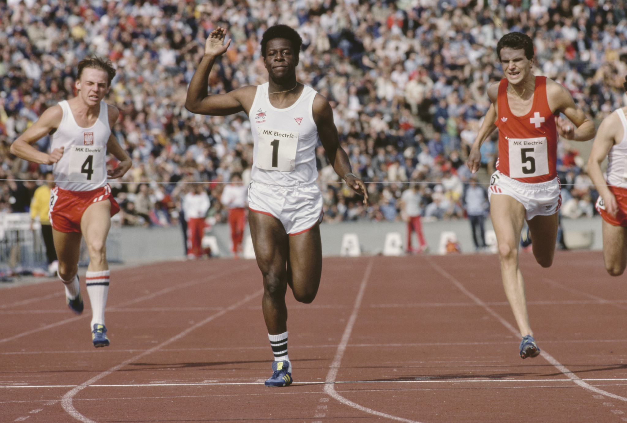 Tributes pour in for British sprinter McFarlane - Olympic silver medallist and joint Commonwealth champion