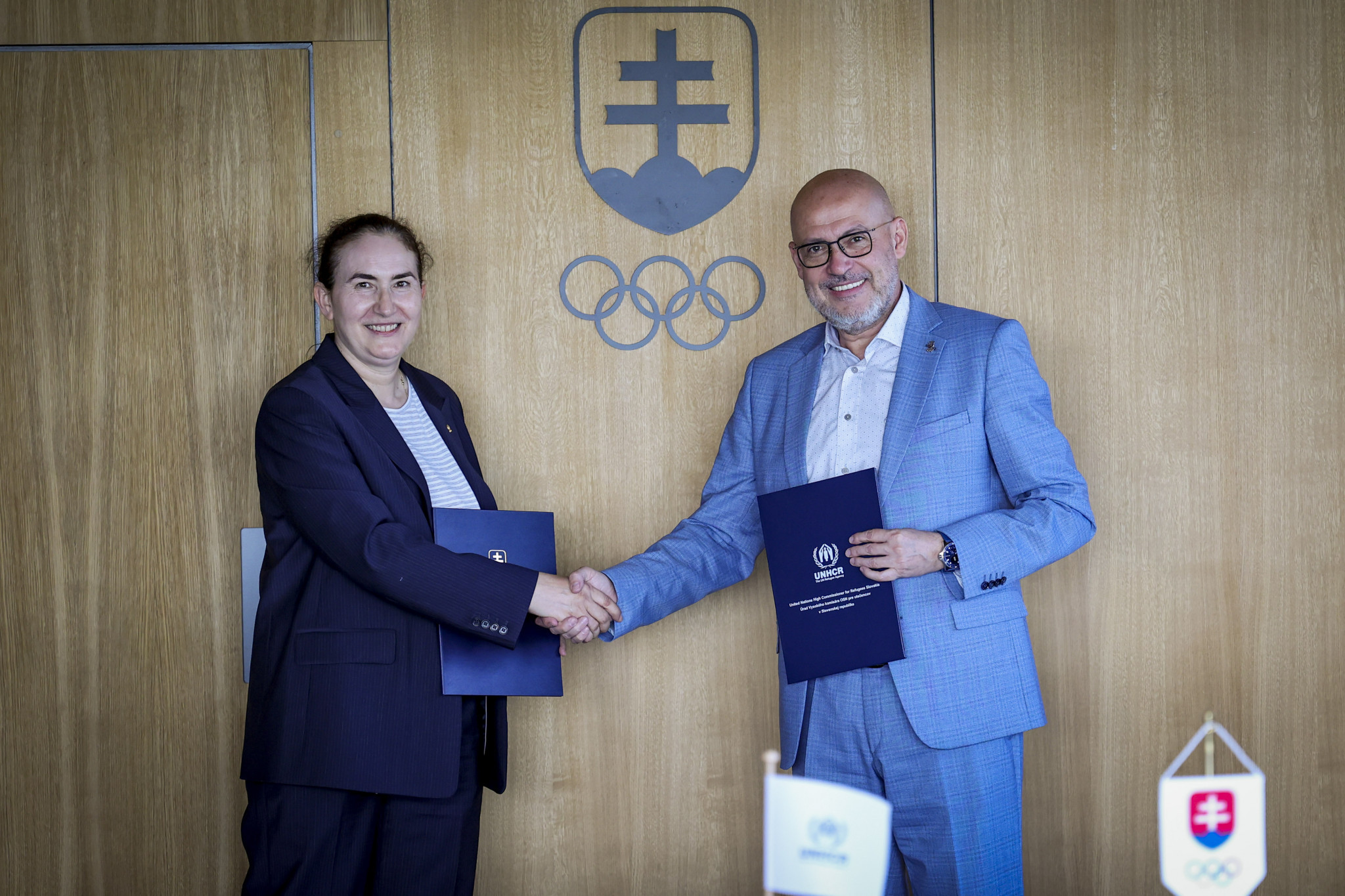 Slovakia first European NOC to sign MoU with UNHCR
