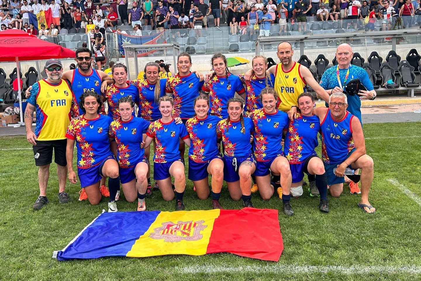 Andorra pipped Malta to rugby sevens gold on the penultimate day of the Games of the Small States of Europe ©Federació Andorrana de Rugby