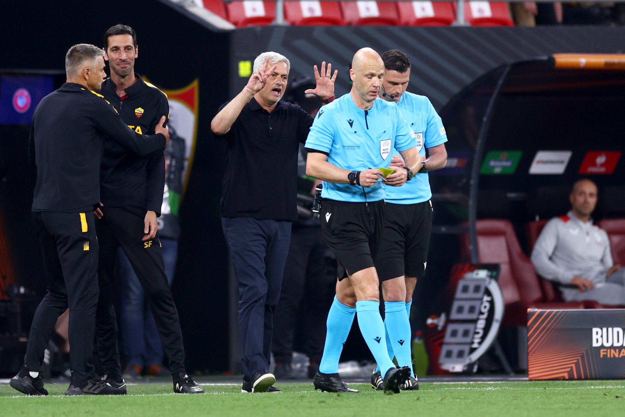 Anthony Taylor experienced a torrent abuse after his officiating of the UEFA Europa League final ©Getty Images