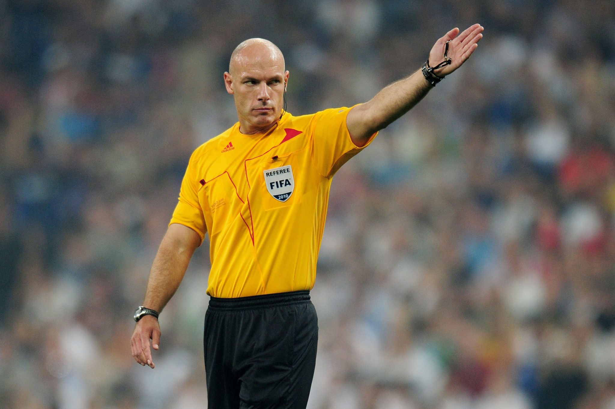 PGMOL chief refereeing office Howard Webb has claimed that a stronger approach is being considered to reduce referee abuse ©Getty Images