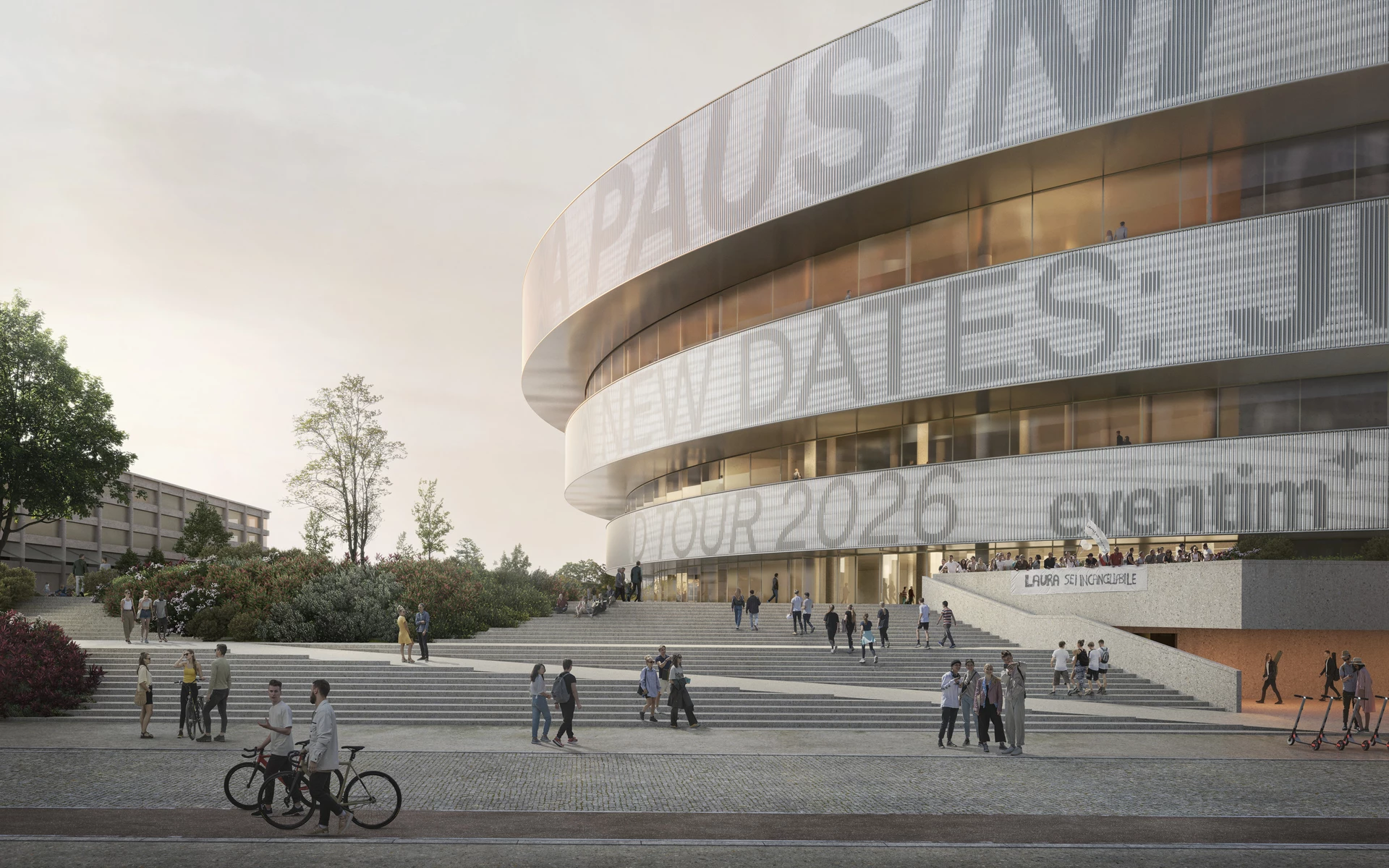 It is planned for the Arena Santa Giulia to become Italy's leading multi-purpose venue after the 2026 Winter Olympic Games ©David Chipperfield Architects 