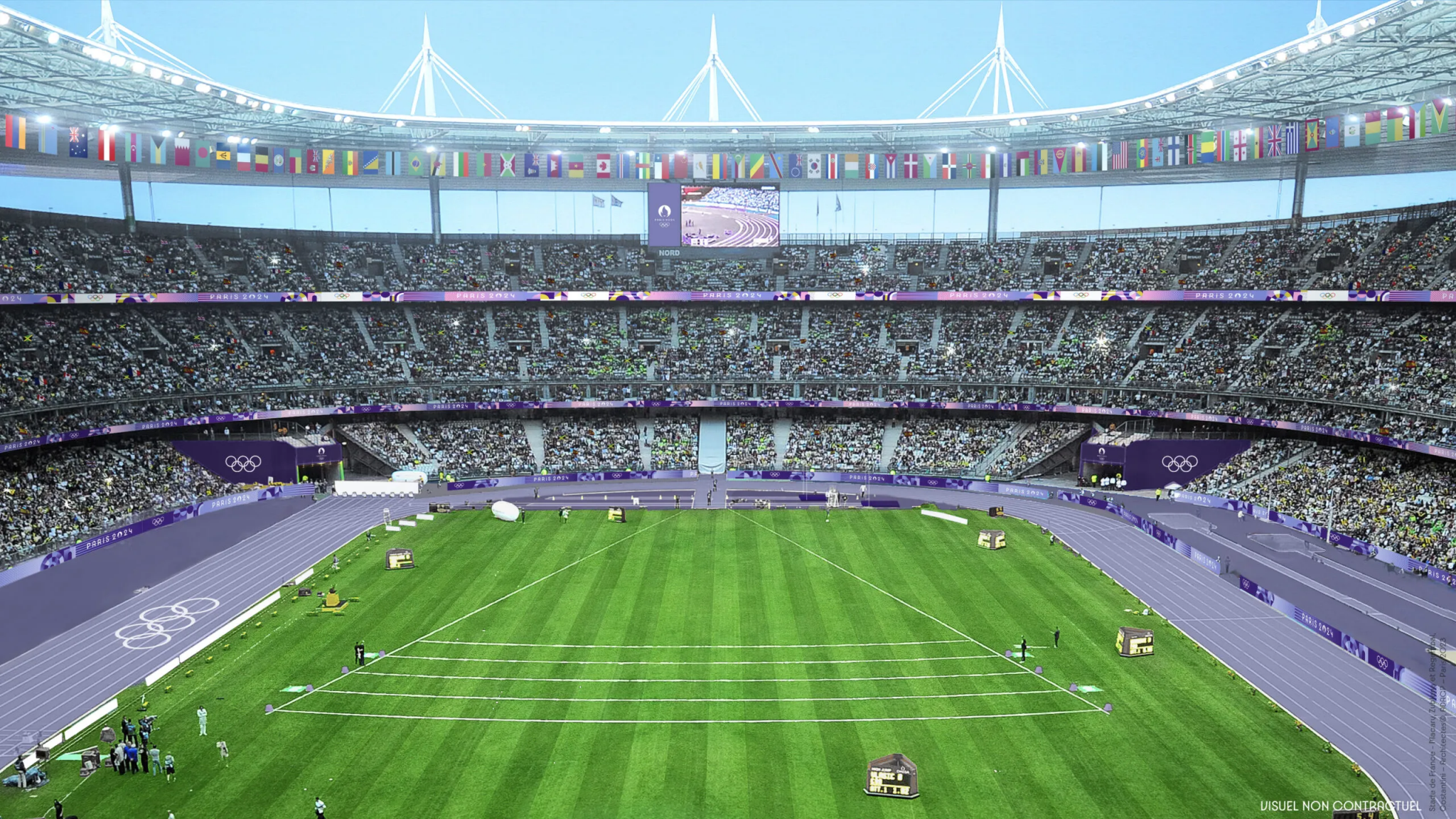 The Stade de France is set to host athletics, rugby sevens and the Closing Ceremony during next year's Olympic Games in Paris ©Paris 2024