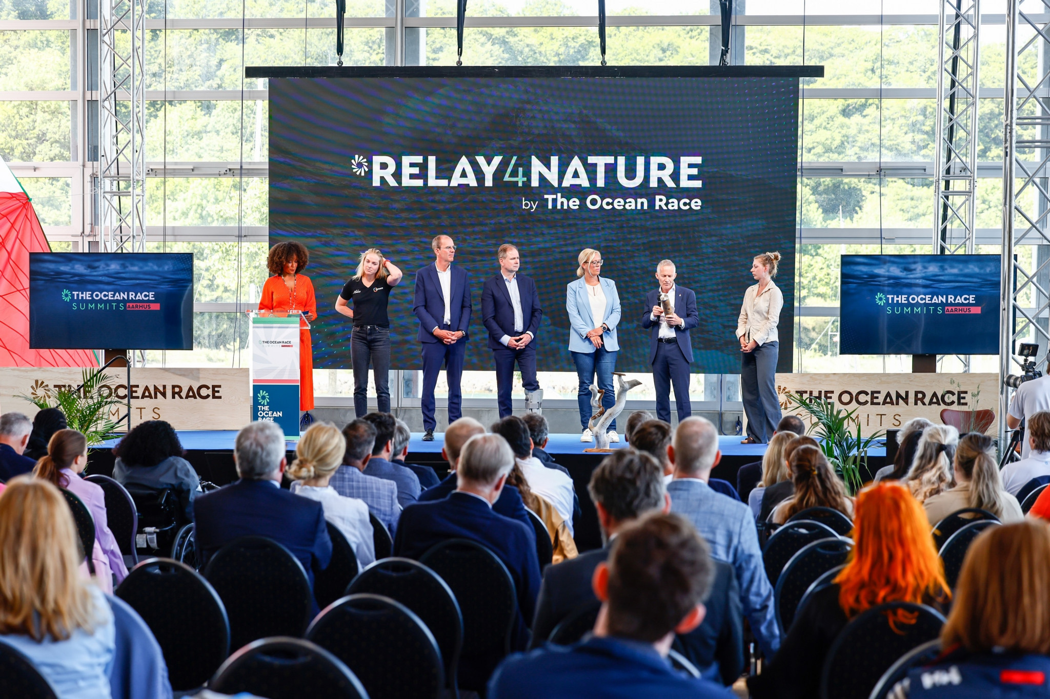 Finding ways to protect the marine life was among the topics discussed at The Ocean Race Summit ©Sailing Energy/The Ocean Race
