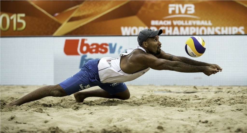 Qatar's Jefferson Santos, pictured, and Cherif Younousse were among those to fail to qualify today ©FIVB