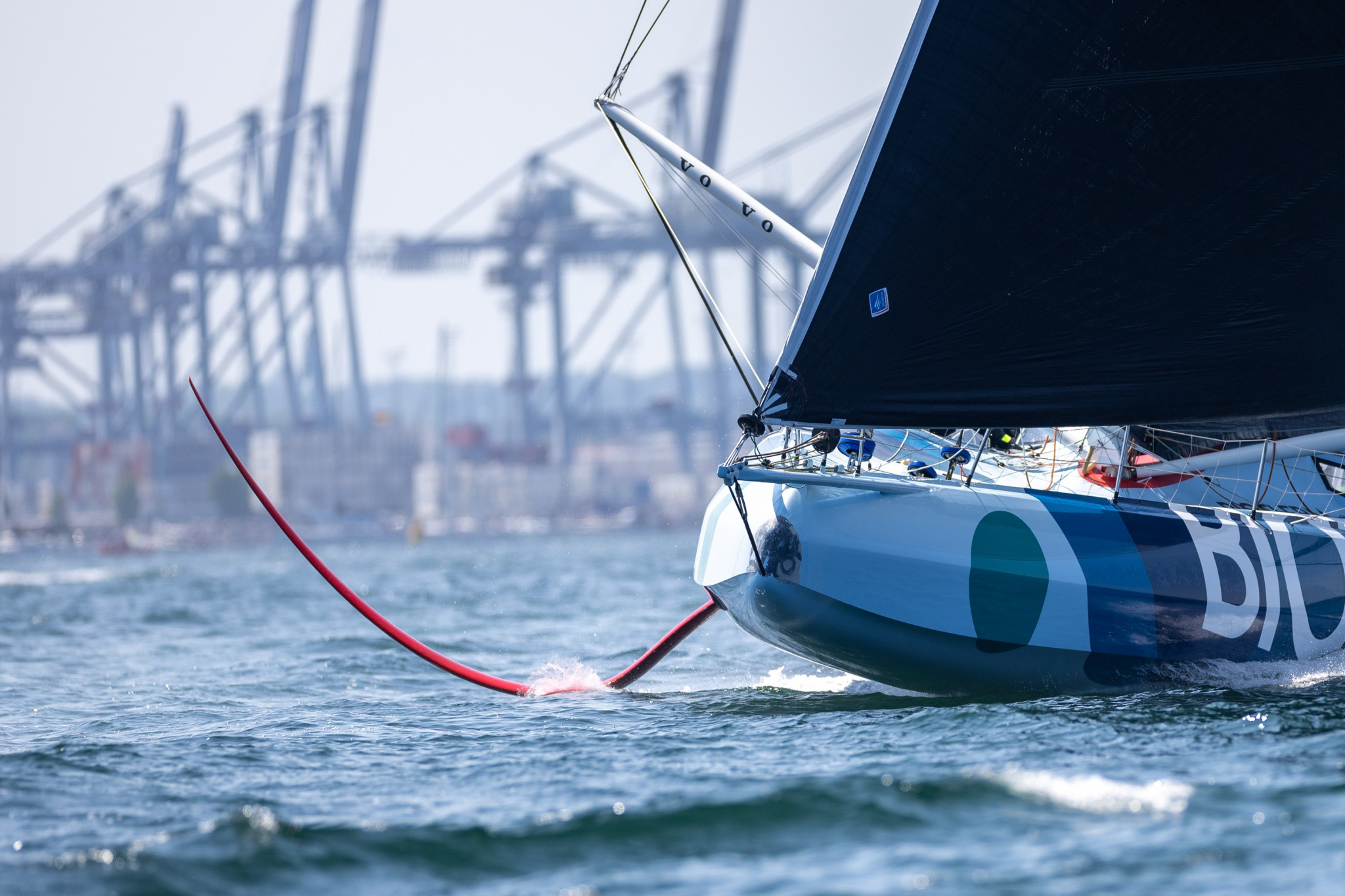 Biotherm stormed to victory in the IMOCA in-port race ©Peter Broegger